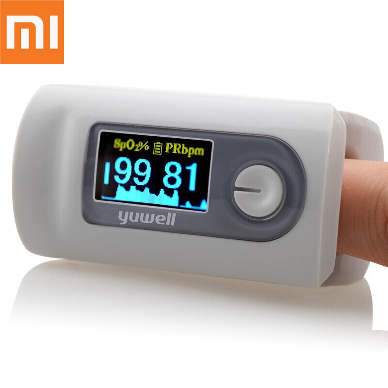 Originele Xiaomi Yuwell Pulse Vinger Oximeter Meter Led Display Pulsoximeter Blood Monitor Kleur Zuurstof SPO2 Gezondheidszorg Ce