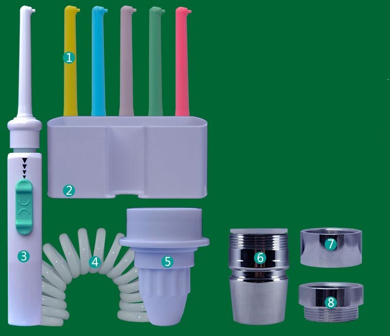 Automatic Water Flosser Faucet Oral Teeth Clean Dental Spa Jet Remove Debris Reduce Bacteria Tooth Interdental Cleaner