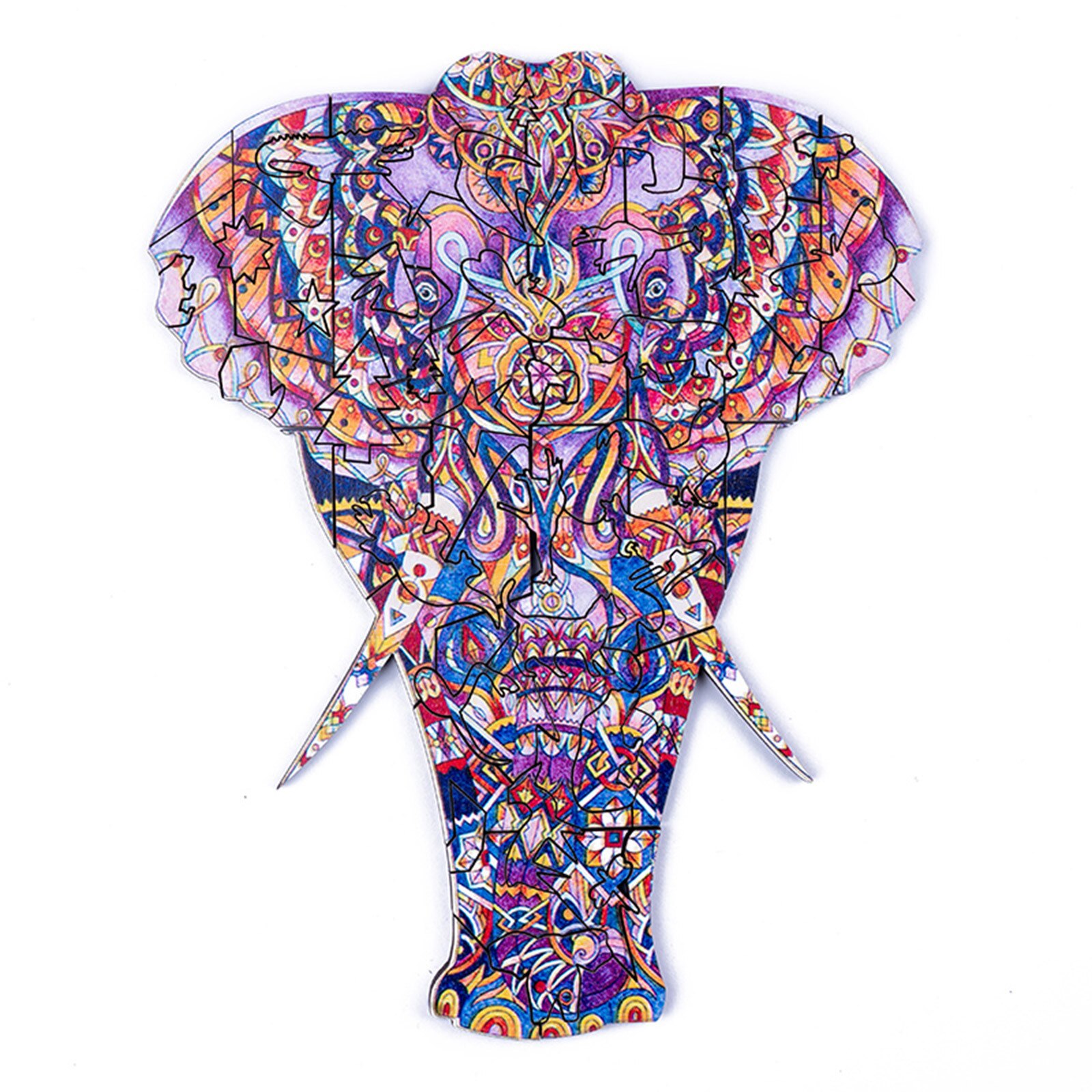 Dier Puzzel Houten Puzzel Voor Volwassenen Kinderen Hout Diy Ambachten Dier Uil Vormige Kerstcadeau Houten Puzzel