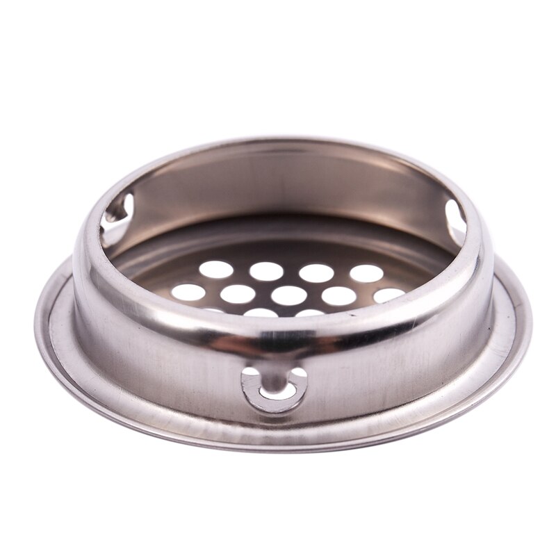 -stålfritt stål 35 mm diameter 8 mm høyde servant avløpshull