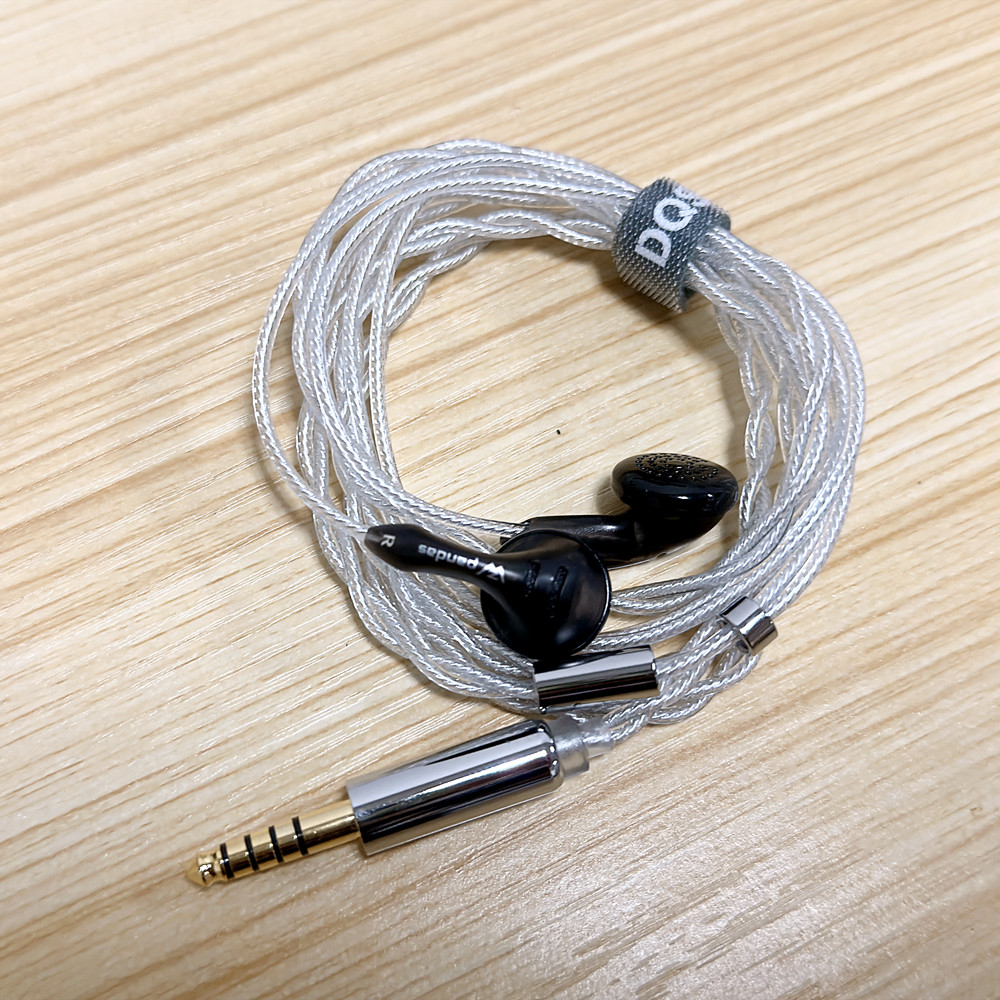 DQSM Audio Z&W Pandas PK2s Earbud In Ear Earphone Flat Head Plug Earplugs Headset HIFI Earbud 3.5 4.4mm Plug HiFi Headphones: green