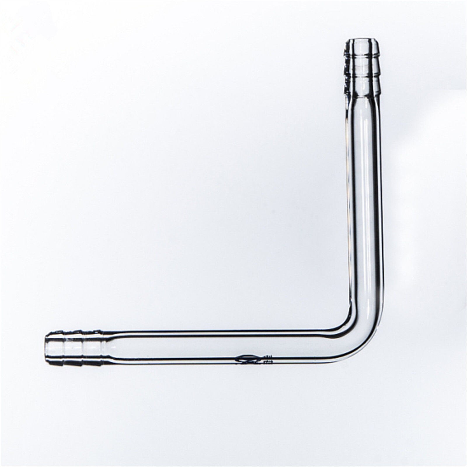 Glass L Connector Tube,10mm Hose Connection,Glass Adapter,Chemistry Glassware