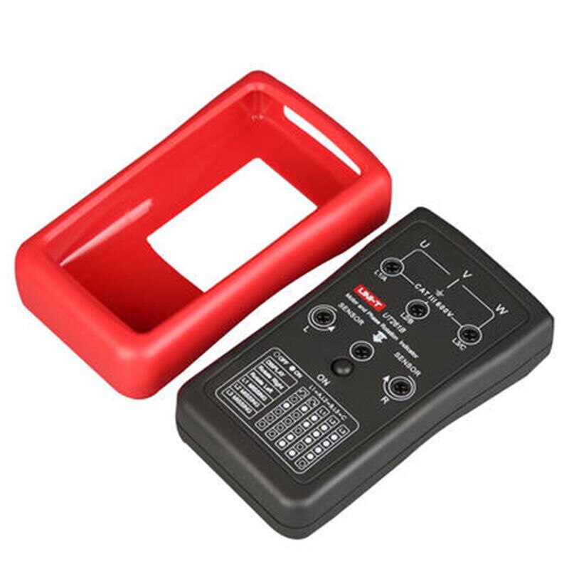UNI-T UT261B 3 Phase Sequence Rotation Indicator Tester Meter for 15Hz~400Hz Motor Rotation Meter Sequence Tester