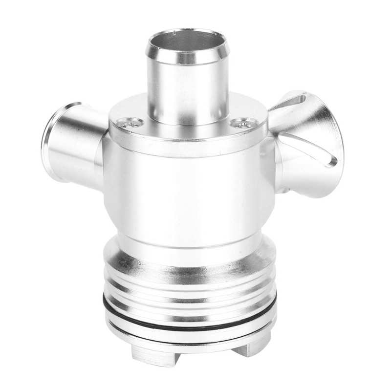BOV Adjustable Blow Off Splitter Valve Universal Recirculating Dump Valve Fit for 1.8T 2.7L Engine Blow Off Valve