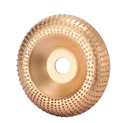 100mm puun muotoilulautasen hiomalaikka pyörivä kiekko hiomakone kiillotus puunveistinlevytyökalut kulmahiomakoneelle 4 tuuman reikä: Kulta-
