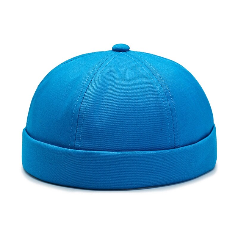 Hot! Beanie Men Women Retro Brimless Portable Adjustable Hip Hop Hat Skull Cap Solid Color Wonderful Gift