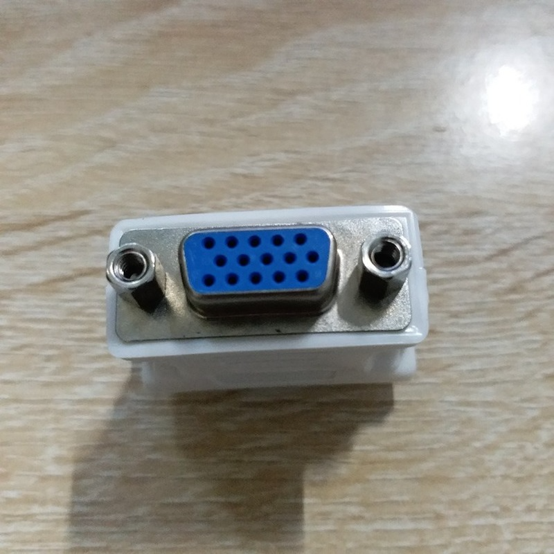 DVI auf VGA BUCHSE Adapter DVI-I Stecker 24 + 1/5 P Zu VGA Jack Adapter HD Video Grafikkarte Konverter für PC HDTV Projektor