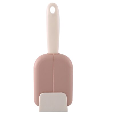 2 piece of household non-stick rice scoop storage rack can stand up automatically open and close easy to clean dust cover: Nordic powder