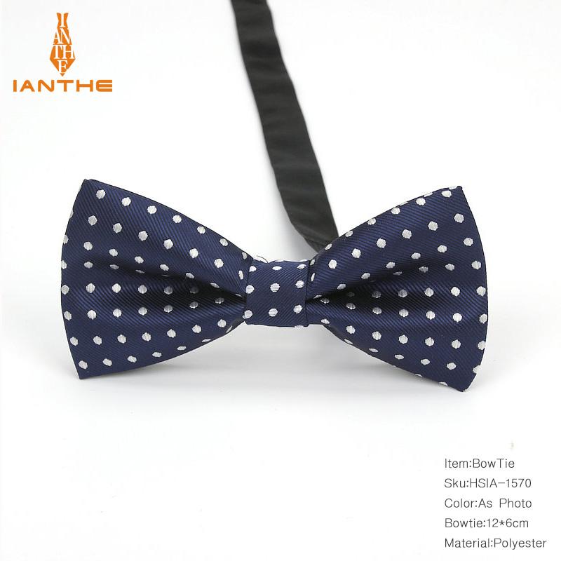 Bowtie mannen formele stropdas jongen mannen business wedding strikje Mannelijke Dress Shirt krawatte legame dot zijde vlinder