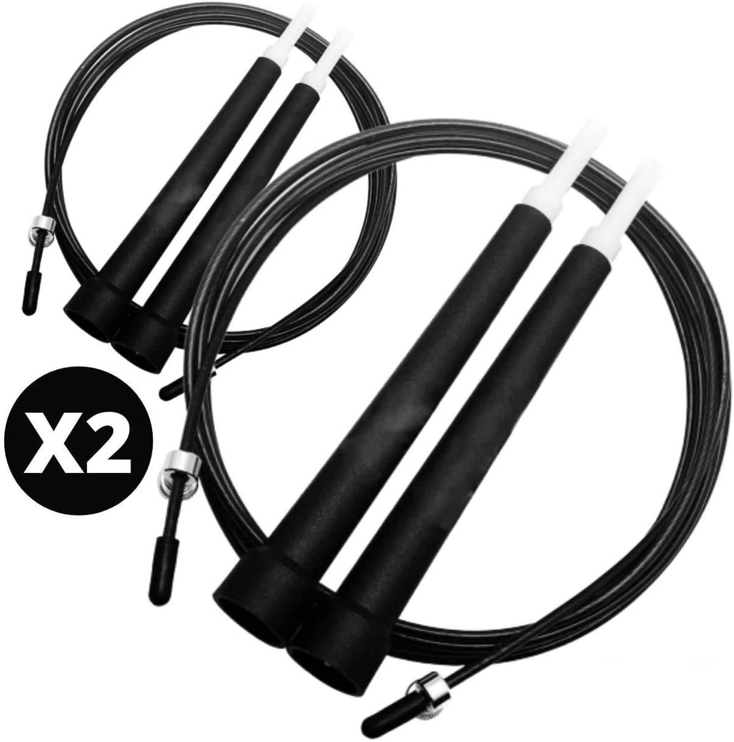 3M Jumping Rope Training 2 Pcs Speed Jump Rope Fitness Skipping Ropes Heavy Jump Rope Weight Exercise Equipment for Home Workout: 2 pcs