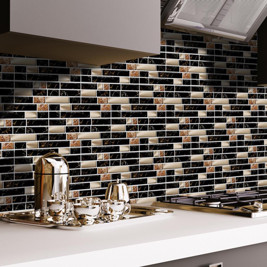 27PCS Marble Wall Stickers Self Adhesive Wallpaper Waterproof Tile Stickers For Bathroom Kitchen Sticky Paper PVC Wall Stickers