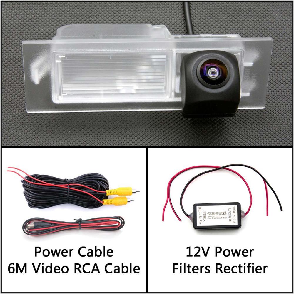 Cámara de visión trasera inversa HD de 175 grados para Fiat Tipo/Egea Monitor de aparcamiento visión nocturna impermeable: Camera With Filter