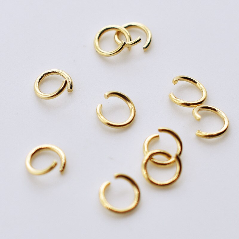 200 teile/los Edelstahl Open Jump Ringe 3/4/5/6mm Gold Rose Gold Rhodium Split ringe Anschlüsse für DIY Schmuck Machen