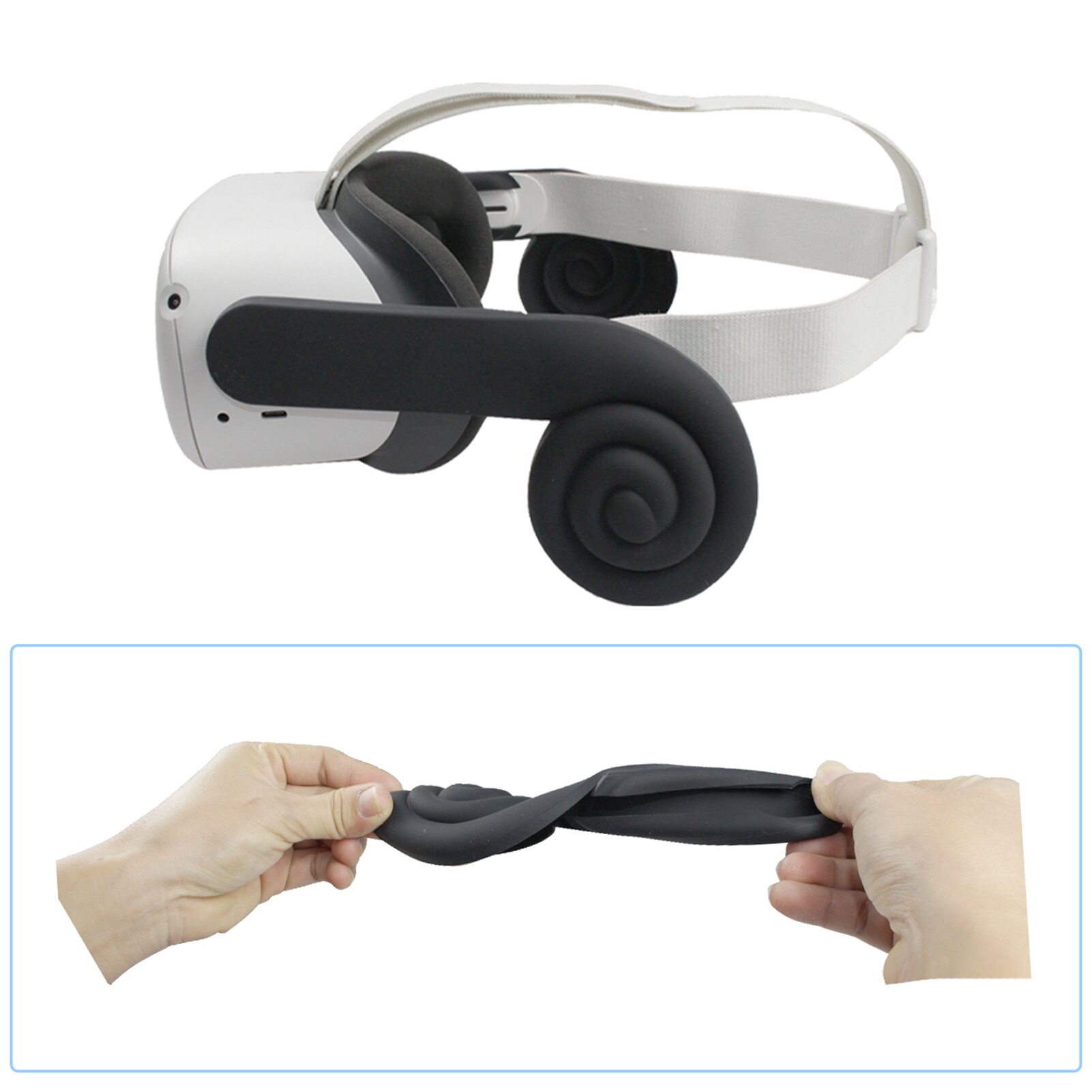 Siliconen Oorbeschermers Voor Oculus Quest 2 Vr Headset, ruisonderdrukking Verbeterde Headset Geluid Oorwarmers Voor Quest 2 Vr Accessoires