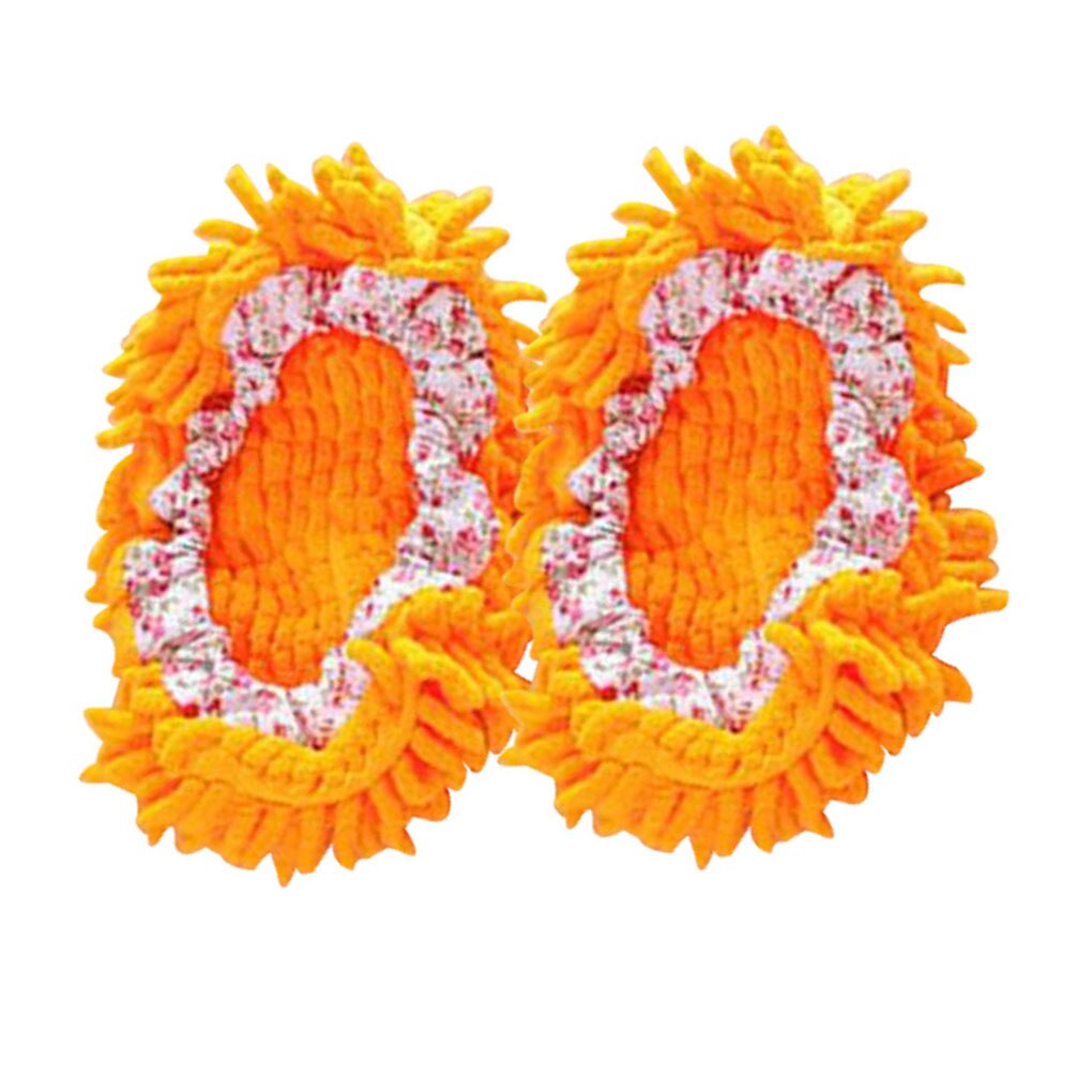 2 Pcs Vloer Dweilen Schoen Cover Floor Mopper Slipper Thuis Floor Cleaner Cleaning Herbruikbare Vloer Dweilen Schoen Cover: NO.01