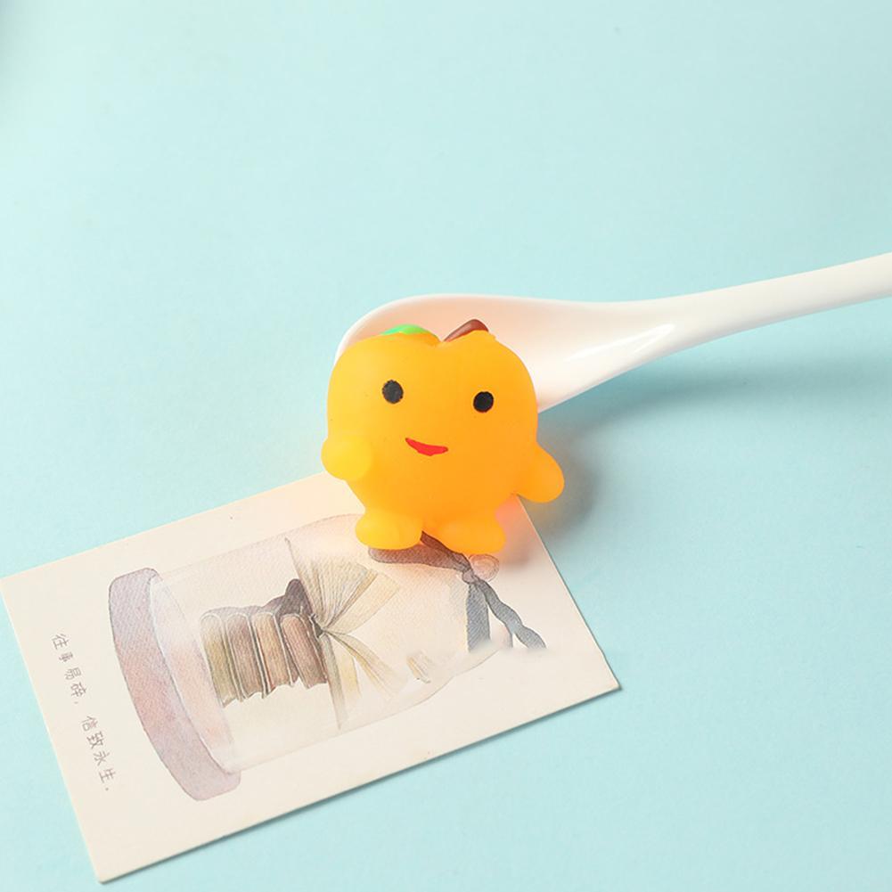 13 Styels Cute Fruit Series Anti-stress Squeeze Toys Mini Soft Silicone Animal Hand Squeeze Music Antistress Decompression Toy