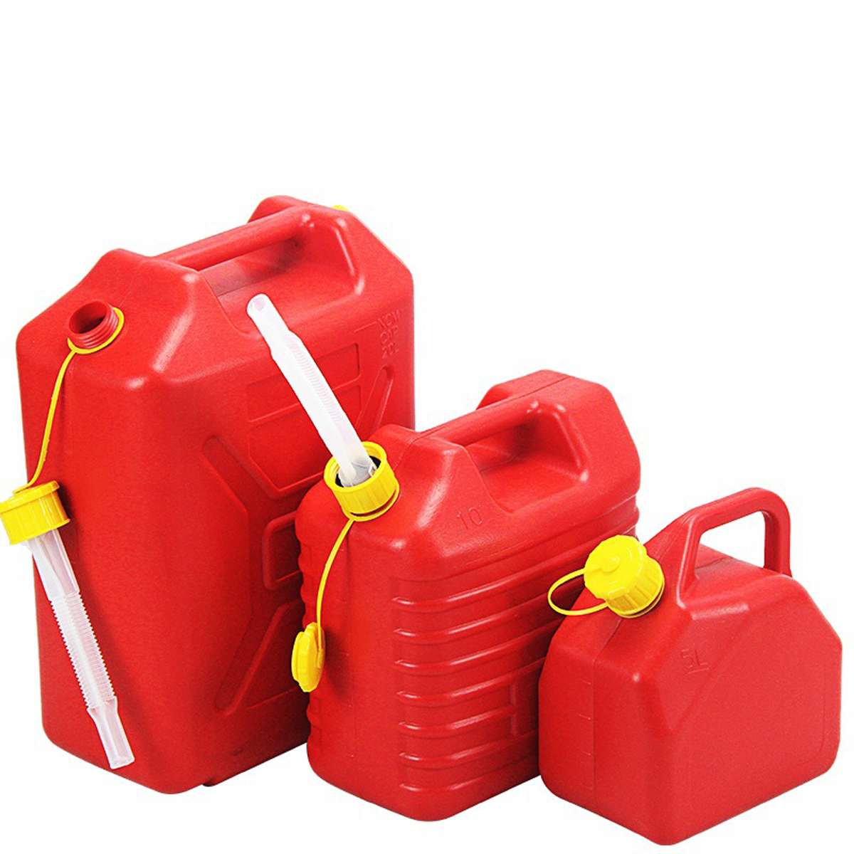 5L/10L/20L Plastic Brandstoftanks Benzine Blikjes Jerry Kan Mount Motorfiets Benzine Olie Container Auto Ruimte Gas tank