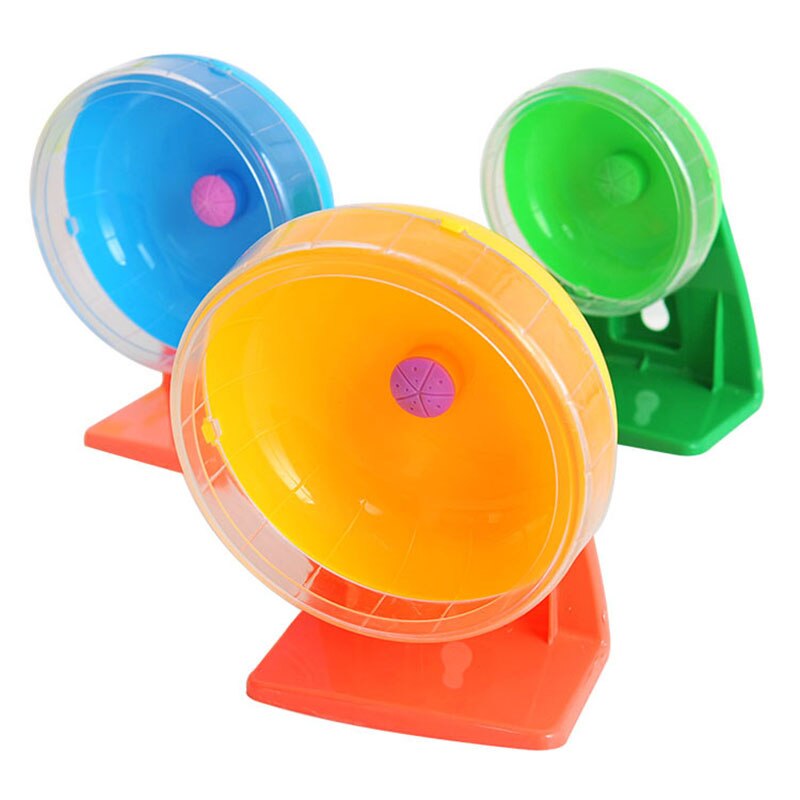 Hámster silencioso rueda de correr oso dorado deportes rueda soporte hámster juguete silencioso mascota caminadora súper rueda para correr silenciosa: L