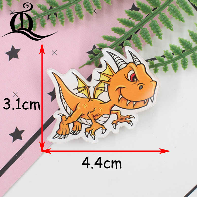 TQ 1 PCS Gemengde Dinosaur Cartoon Pictogrammen op De Pin Kawaii Icoon Badge Bacges op Rugzak Badges voor Kleding Acryl badges O29