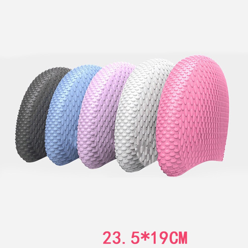 1pc Swimming Cap Useful Durable Practical Long Hair Ear Protection Swim Caps for Female Ladies Women