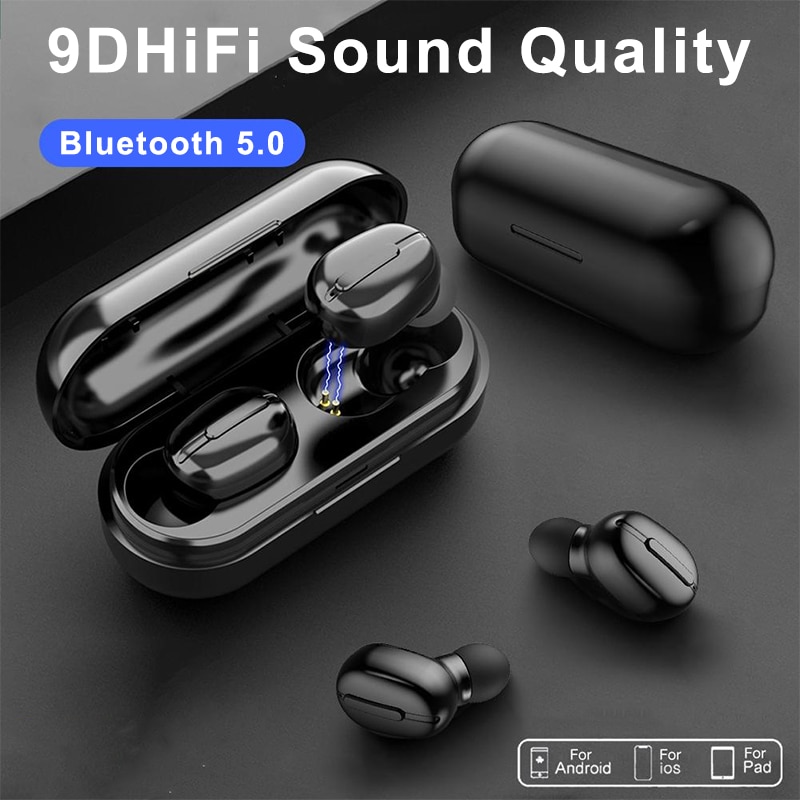 L13 TWS Bluetooth Earphones Wireless Headphones IPX6 Noise Reduction Color Display Headset Waterproof Earbuds for All Smartphone