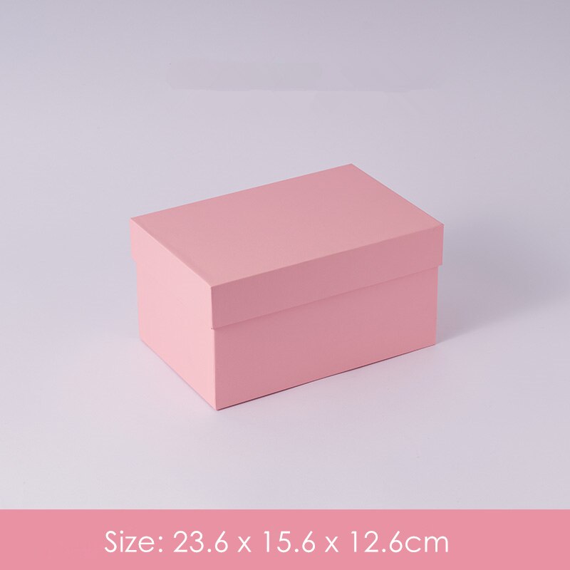 Geschenkdoos Boog Knoop Fotografie Prop Product Schieten Foto Props Geometrie Doos Fotografie Rekwisieten: pink L