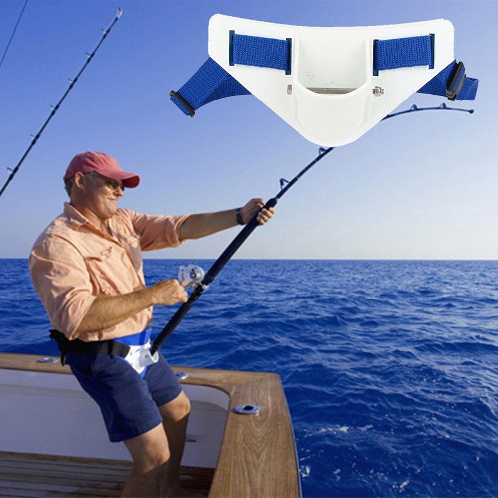 Boat Fishing Deep Sea Gimbal Waist Belt Prop Belly Top Iron Rod Holder Tool