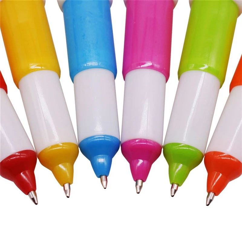Karikatur bunte Kugelschreiber kreative Schule liefert Kapsel Kugelschreiber 0,7mm Feder niedlichen aufbringen Stift