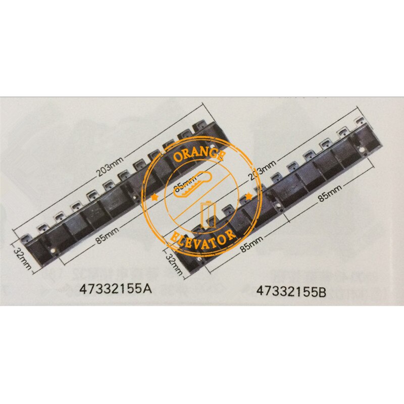 20 sztuk schody ruchome czarne plastikowe demarkacja L47332155A w lewo