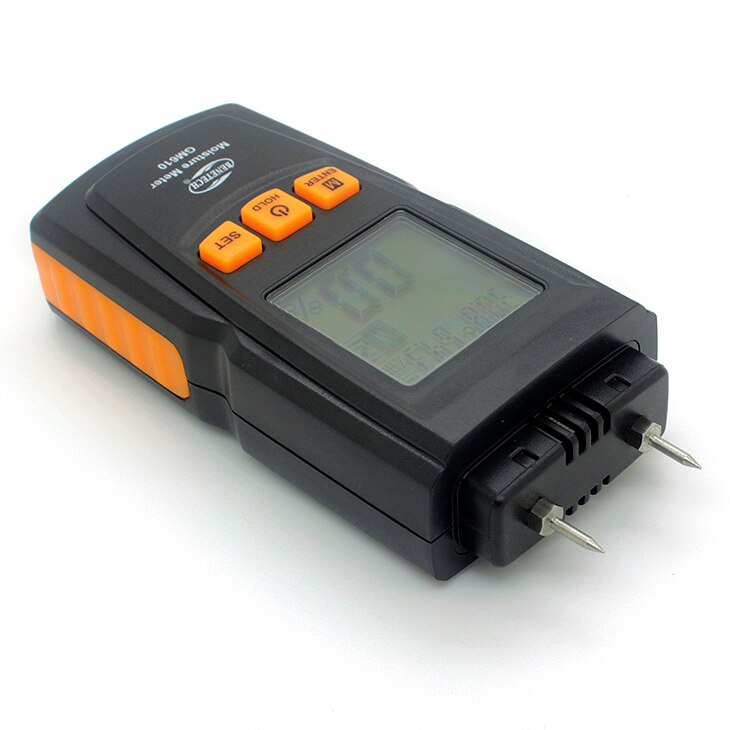 GM610 Digital LCD Display Wood Moisture Meter Gauge Humidity Tester