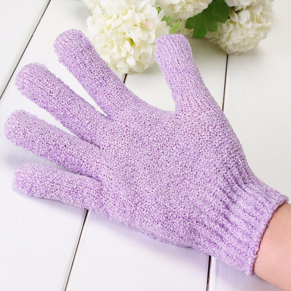 Skin Bath Shower Wash Cloth Scrubber Back Scrub Exfoliating Body Massage Sponge Bath Gloves Moisturizing Spa