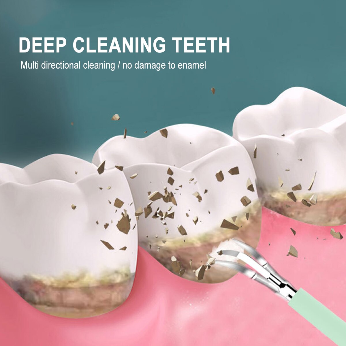 4 Grades Adjustable Electric Ultrasonic Sonic Remove Dental Stones Cleaning Instrument Washing Machine Whitening Teeth Oral Care