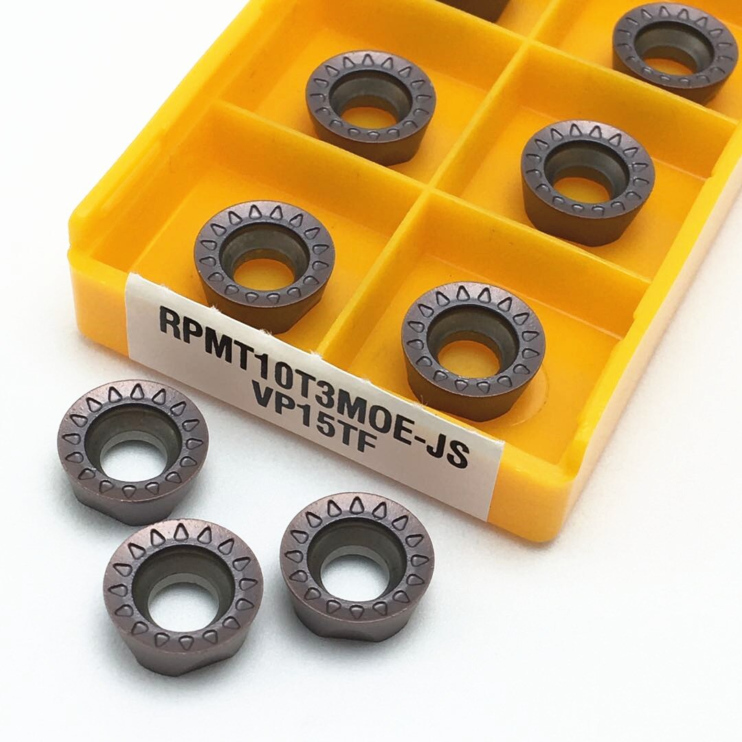 RPMT1204 RPMW1003 RPMT10T3MO E JS VP15TF inner round carbide insert RPMT 1204CNC metal lathe tool RPMW
