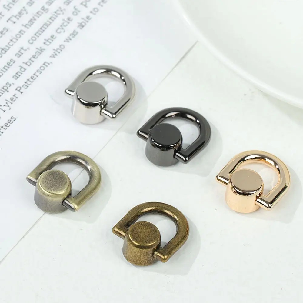 4 Stücke Metall Tasche Niet Nagel Schnalle Nieten Knopf Handtasche Gürtel Aufhänger Leder Handwerk Gepäck Tasche Schnalle Tong schnappen Hardware- Zubehör