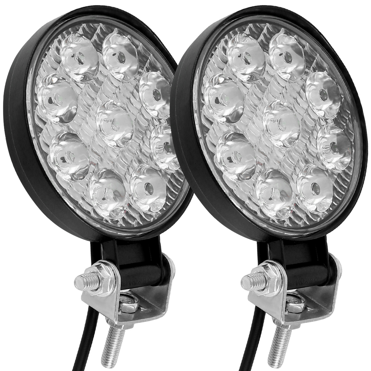 2 Stuks Led Werklamp 480W Auto Truck Led Koplamp Ronde Led Verlichting 6000K 5000lm Koplamp Voor Off-Road Auto Suv Rijlichten: Default Title