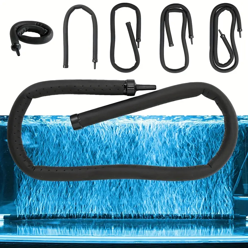 Aquarium Bubble Wand Lucht Gordijn Bubble Muur Luchtbel Bar Flexibele Buigbare Lucht Bubble Rubber Buis Voor Aquarium