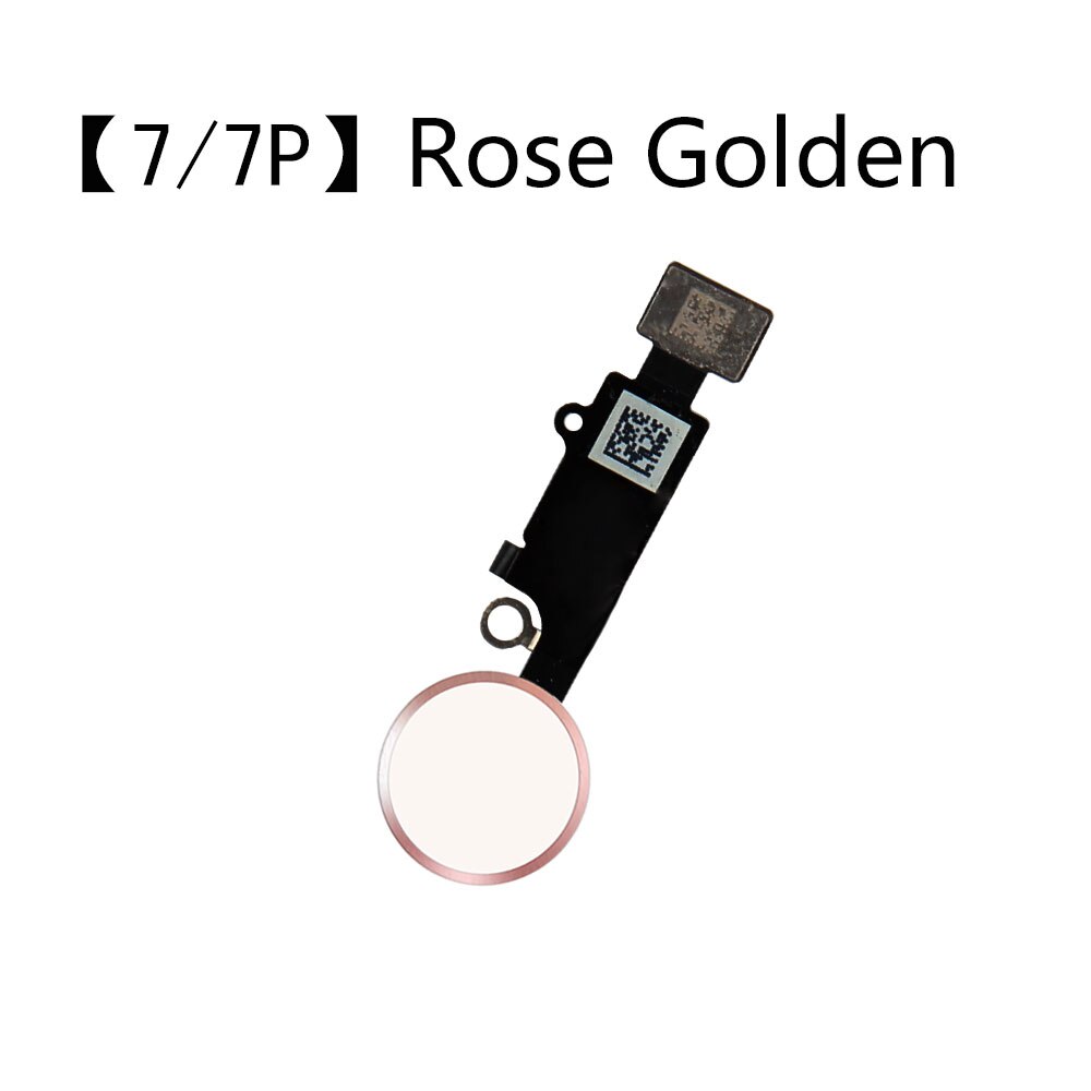 Home Button Flex Cable For iPhone 5 S 5S SE 6 6Plus 6s Plus 7 7Plus 7P Home Return Button Flex Cable Assembly: i7 i7P Rose