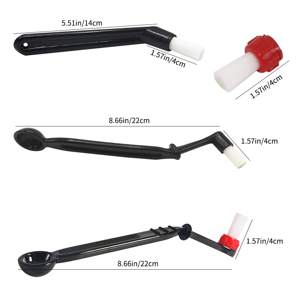 Kitchen Dust Brush Espresso Machine Coffee Cleaning Plastic Handle Keyboards Elbow Cleaner Tools Kitchen Supplies Accessories