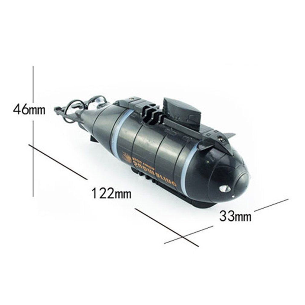 777-216 Mini RC Submarine Speedboat Remote Control Pigboat Simulation Model Toy Radio Control Wireless RC Submarine Model Toy: Default Title