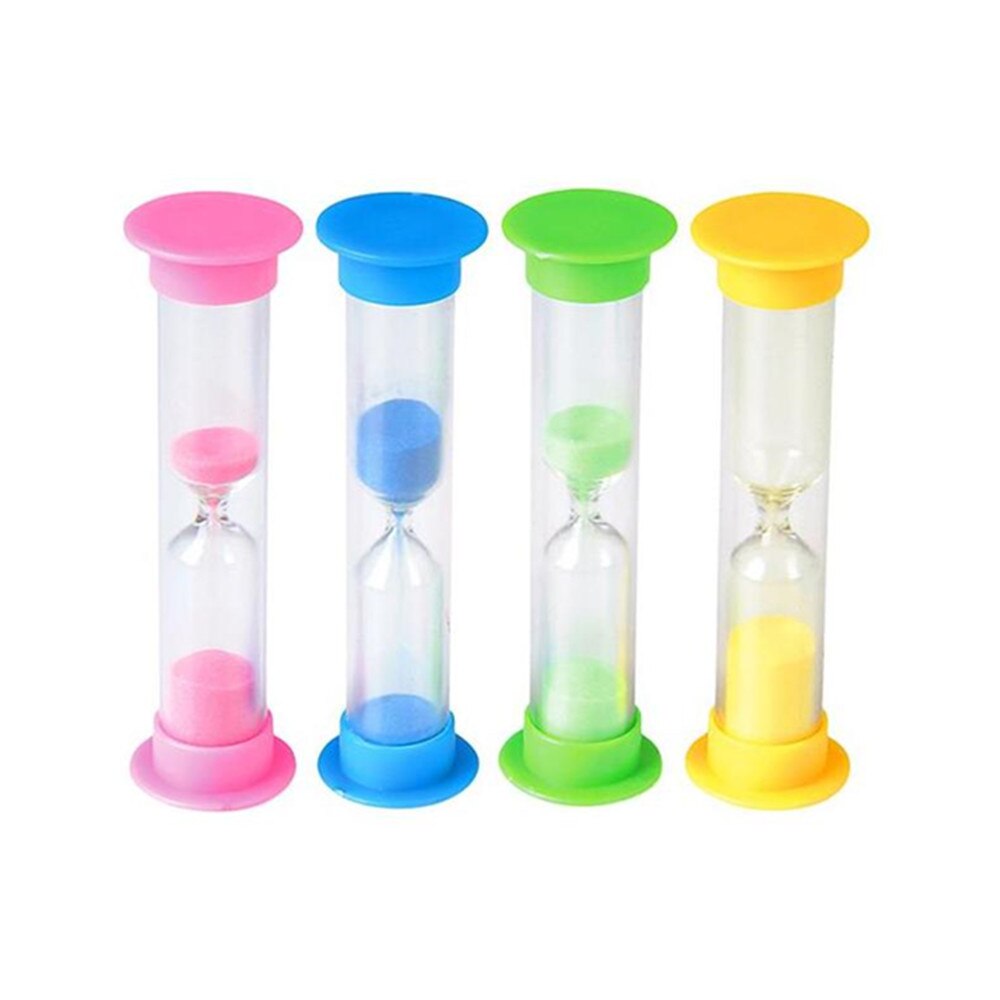 Plastic zand timer, Plastic zandloper, 1 minuut zand timer met Wit zand