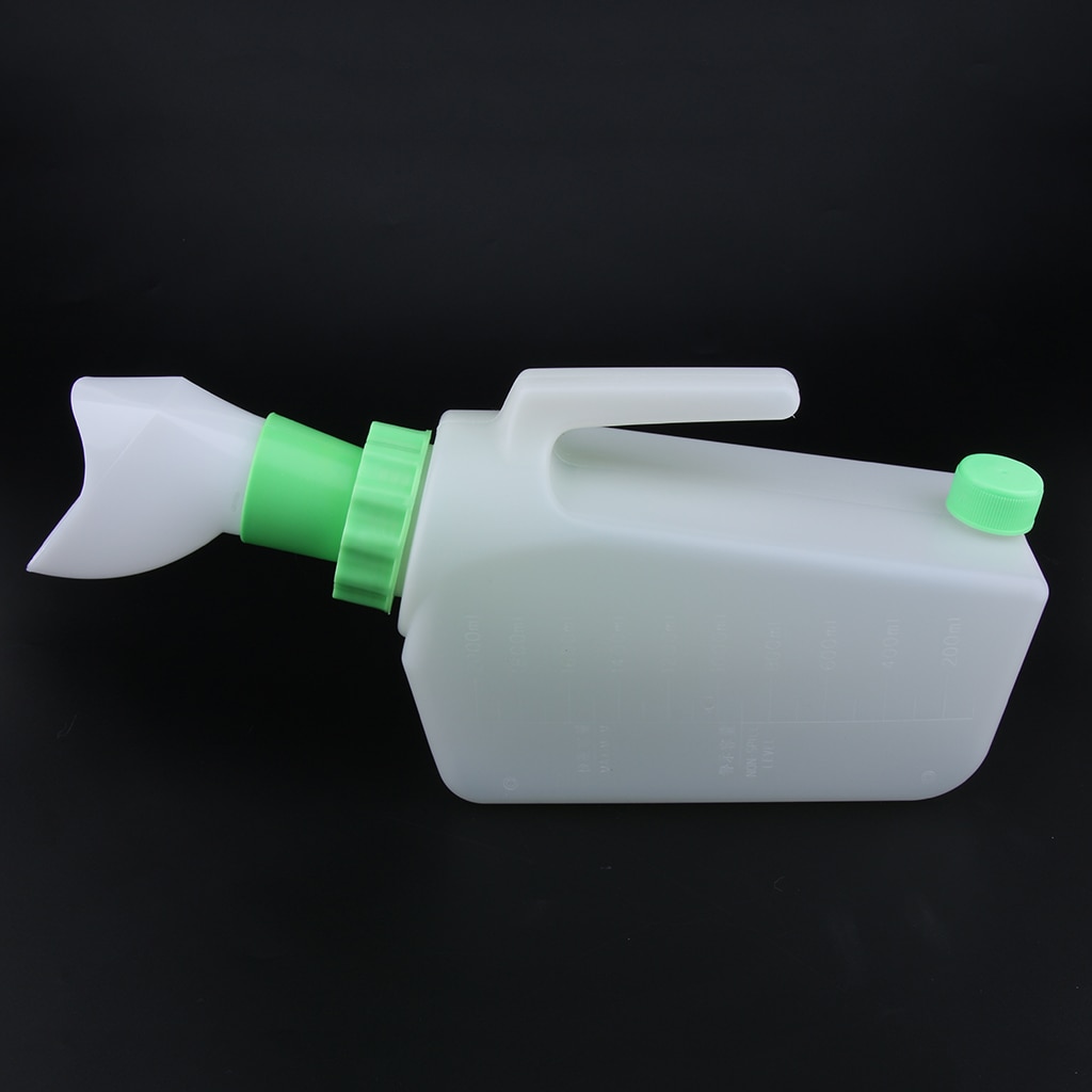 Travel, Personal Care Female Bed Pee Urinal Bottle, Night Drainage Collector for Patients, Elderly, Drivers