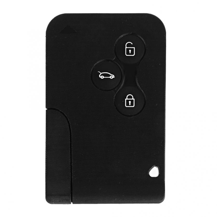 Mini 3 Button Auto Afstandsbediening Smart Key Card Plastic Case Voor Renault Clio Megane 2 3 Koleos Auto Accessoires