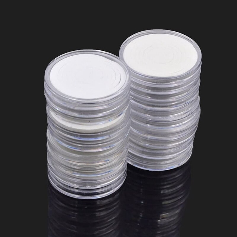 46 Mm Coin Capsules Houder En Bescherm Pakking Coin Houder 7 Maat 16/20/25/27/30/38/46Mm Voor Coin Collection Levert