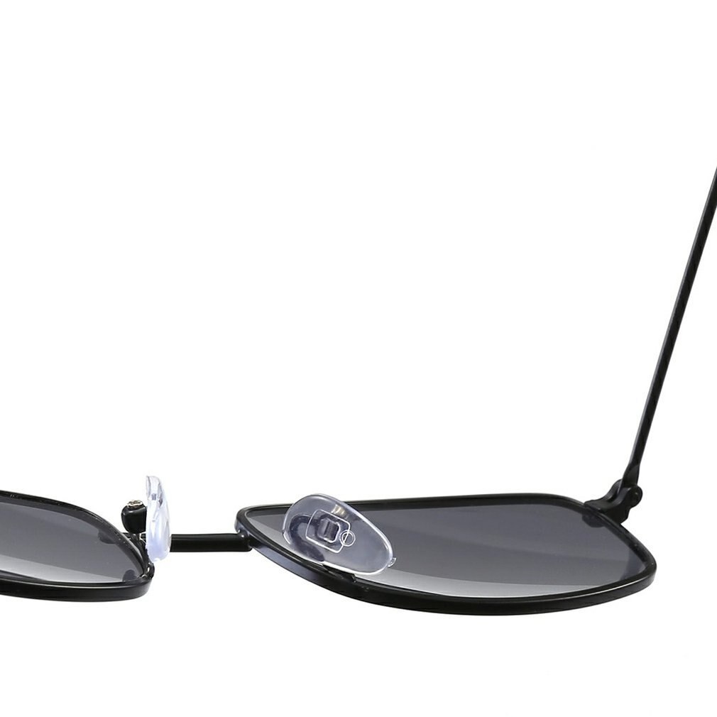 Small Retro Shades Rectangle Sunglasses Men Red Lens Metal Frame Clear Lens Driving Riding Sun Glasses For Women Unisex UV400