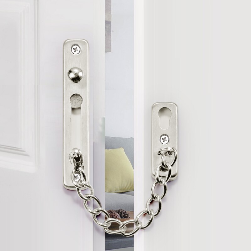 Anti-Theft Chain Door Chain Household Anti-Theft Door Lock Door Bolt Safety Lock Door Buckle Anti-Lock Bolt Safety Chain Hotel C