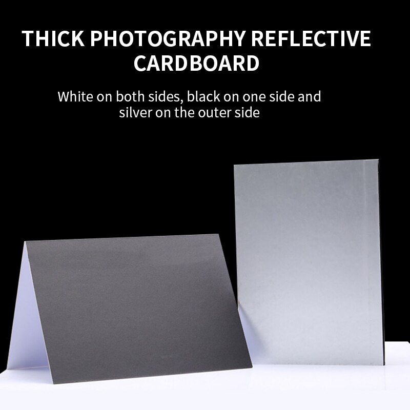 Gorący fotografia składany świetlny papier fotograficzny karton biały czarny srebrny odbłyśnik A4 absorbuje lekki gruby papier odblaskowy