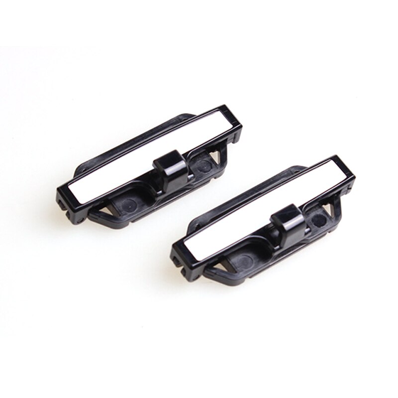 2 stk plastik bil sikkerhedssele stop afstand grænse clips auto universal holder sele stop clips til biltilbehør: Hvid