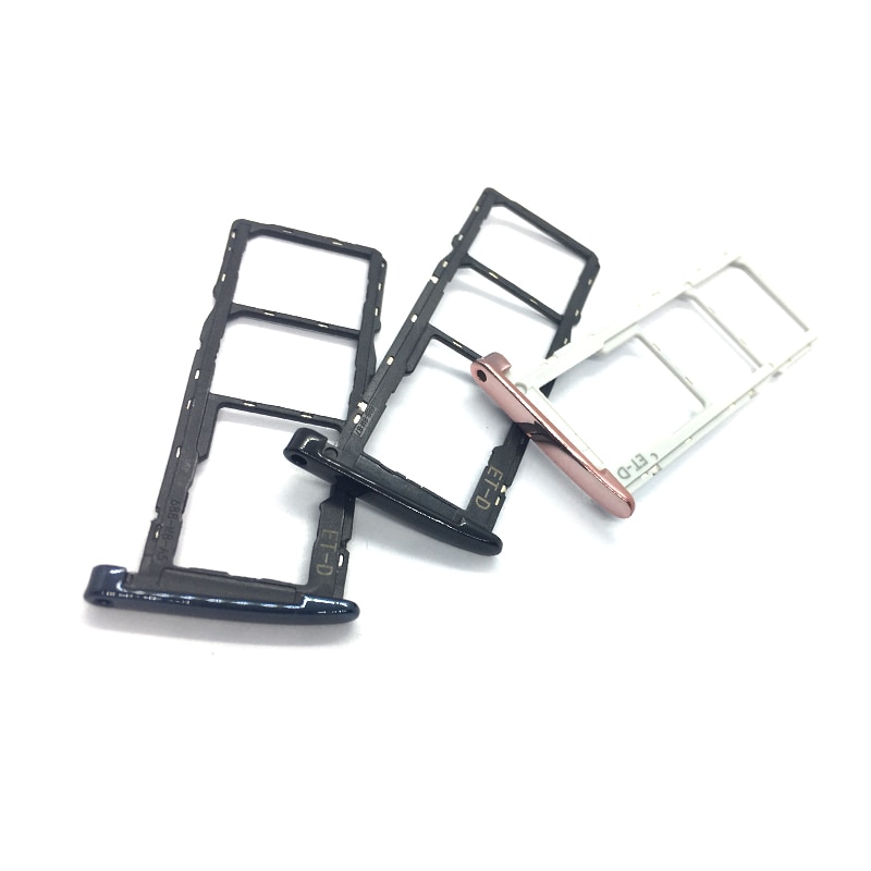 Pour Motorola Moto G6 G6 Plus lecteur de carte Sim plateau support de fente de prise unique double pièce de rechange SIM