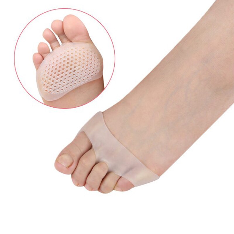 Antiskid silicone insole for foot massage, high-heeled shoes elastic pad, foot pad, 1 pair