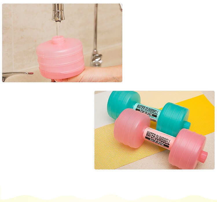 Tasse d&#39;eau de Sport pour musculation, haltères de poids, équipement de Fitness, Yoga pour l&#39;entraînement, bouteille en plastique